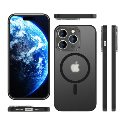 NALIA Magnet-Case für iPhone 14 Pro – Matt-Transparent & MagSafe Kompatibel – MATTEX (Rutschfest, Stoßfest & Anti-Fingerabdruck) – Marke aus Berlin Default Title NALIA Protective Hülle