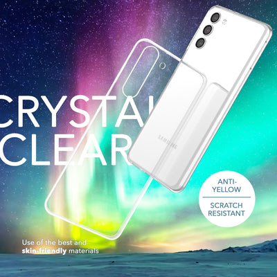NALIA Transparente Silikonhülle für Samsung Galaxy S23 Plus – Anti-Gelb & Rutschfest – GLAZE (Handyhülle Kristallklar, Schlank & Stoßfest) – Marke aus Berlin Default Title NALIA Transparente Hülle