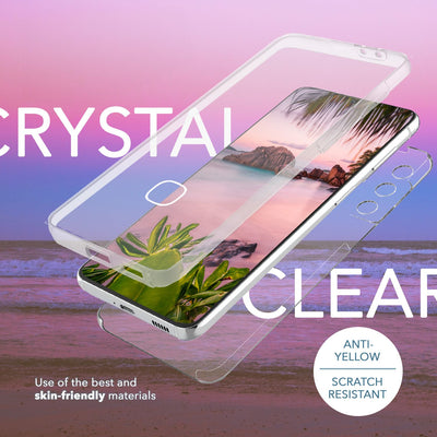 NALIA 360° Hülle für Samsung Galaxy S23 Plus – Vorne & Hinten Schutz – 360GUARD (Full-Body Case) – Marke aus Berlin Default Title NALIA Transparente Hülle