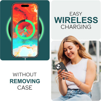 NALIA Ultra Slim Hardcase für iPhone 15 – Anti-Fingerabdruck & 0.5mm Dünn – PUREFIT (Matt & Leicht) – Marke aus Berlin NALIA SlimFit Hülle