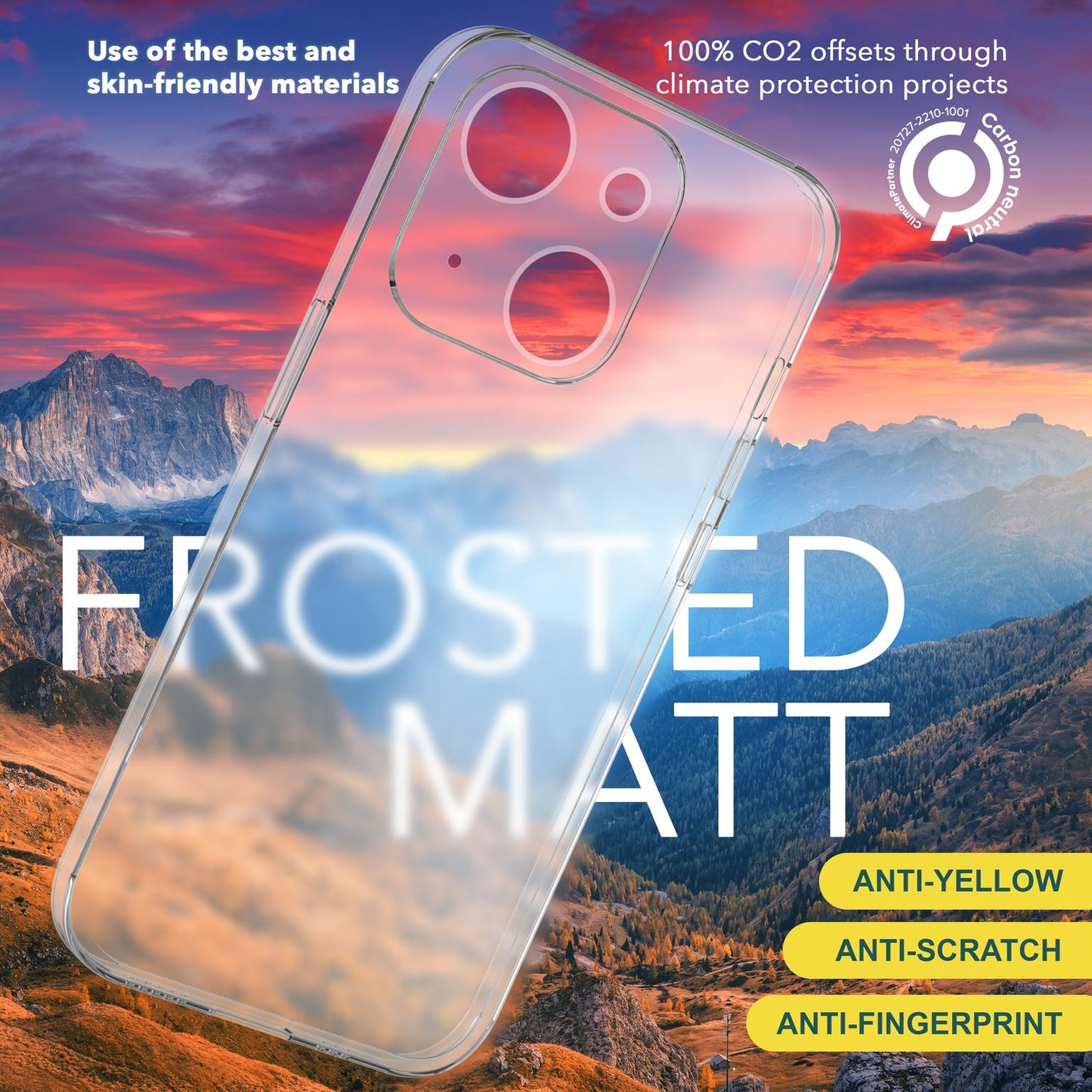 Ultra Dünne 0,3mm Hülle für iPhone 15 Matt Slim Case Handyhülle Hart Schutzhülle