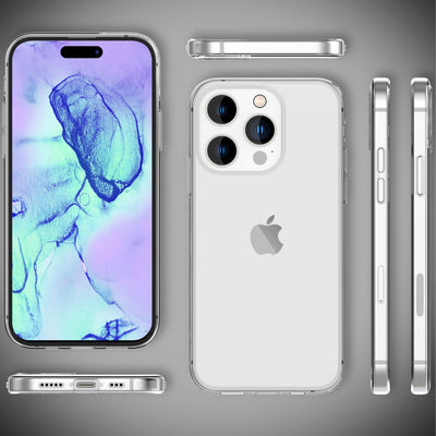 NALIA 360° Hülle für iPhone 15 Pro – Vorne & Hinten Schutz – 360GUARD (Full-Body Case) – Marke aus Berlin Default Title NALIA Transparente Hülle