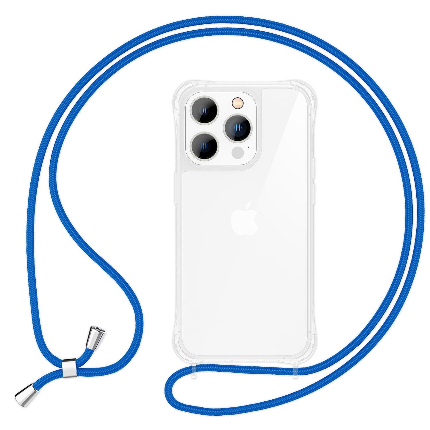 Hülle mit Band für iPhone 15 Pro Max Handyhülle Umhängen Handy Kette Case Kordel