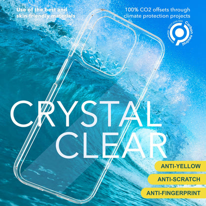 Hülle Klar für iPhone 15 Plus Clear Hard Case Handyhülle Schutzhülle Cover Etui
