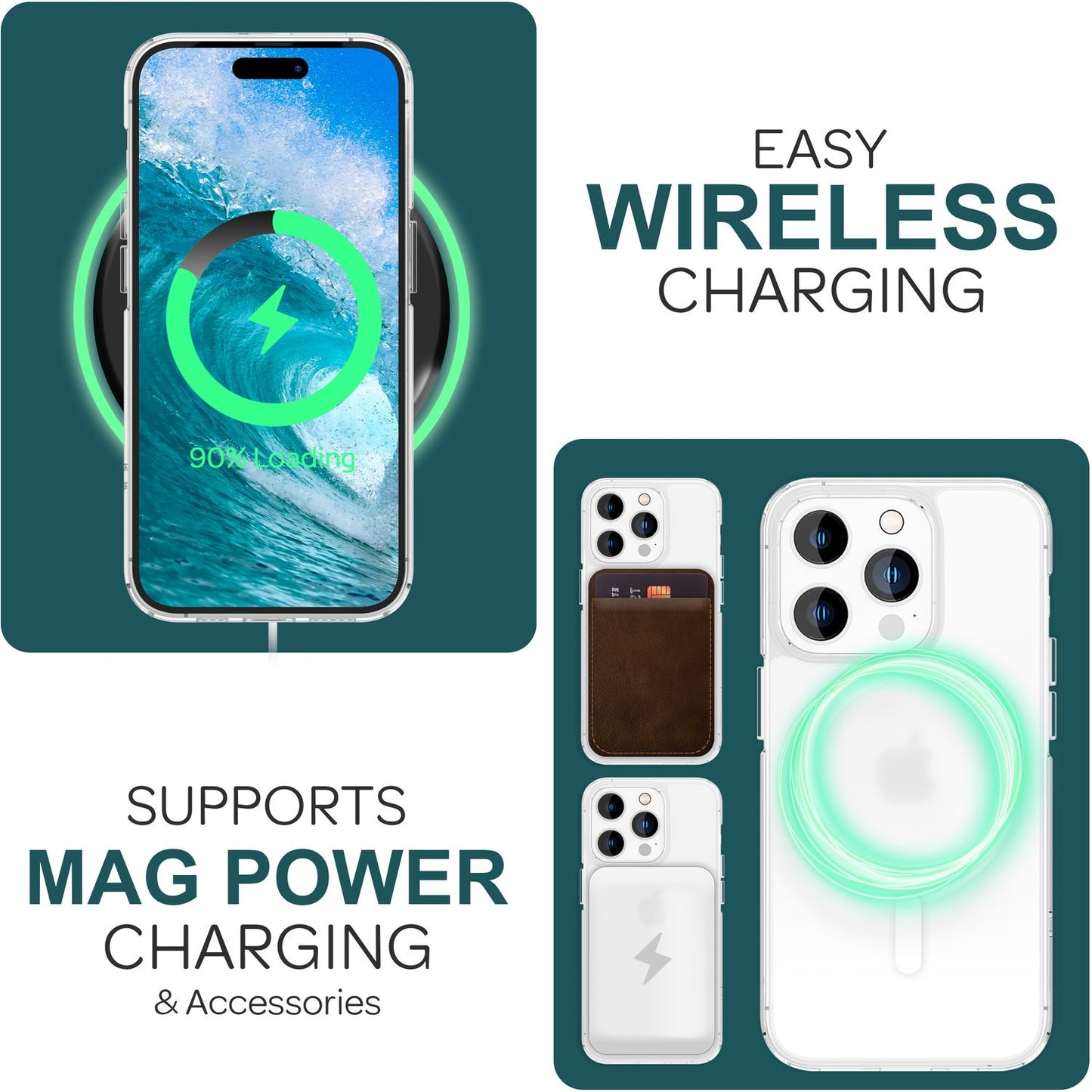 MagSafe Hülle Matt für iPhone 15 Pro Max Frosted Case Magnet Handyhülle Schutz