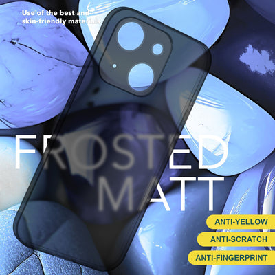 NALIA Semi-Transparent Case kompatibel mit iPhone 15 Hülle, 0,3mm Extrem Schlankes Hardcase, Frosted Cover Matt Durchscheinend Ultra-Dünn Anti-Fingerabdruck Schutzhülle Robust NALIA SlimFit Hülle