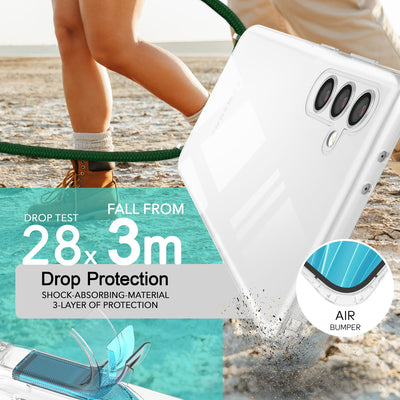NALIA Handykette für Samsung Galaxy S24 Plus – Transparentes Hybrid-Case & Band – HANGIT PRO (Anti-Gelb Rückseite & Verstellbar) – Marke aus Berlin Dunkel-Grün NALIA Transparente Hülle
