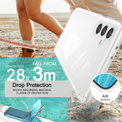 NALIA Handykette für Samsung Galaxy S24 Plus – Transparentes Hybrid-Case & Band – HANGIT PRO (Anti-Gelb Rückseite & Verstellbar) – Marke aus Berlin Regenbogen NALIA Transparente Hülle