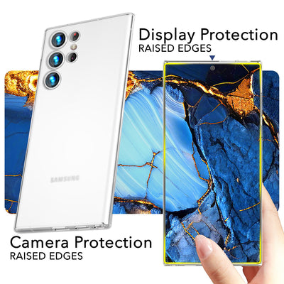 NALIA Ultra Slim Hardcase für Samsung Galaxy S24 Ultra – Matt & 0.3mm Dünn – PHANTOM (Dünnes Cover & Kamera-Vollschutz) – Marke aus Berlin Weiß Transparent NALIA SlimFit Hülle