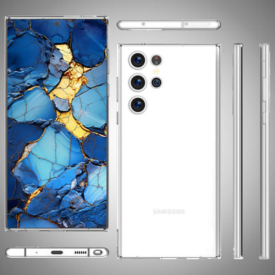 NALIA Ultra Slim Hardcase für Samsung Galaxy S24 Ultra – Matt & 0.3mm Dünn – PHANTOM (Dünnes Cover & Kamera-Vollschutz) – Marke aus Berlin Weiß Transparent NALIA SlimFit Hülle