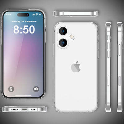 NALIA 360° Hülle für iPhone 16 Plus – Vorne & Hinten Schutz – 360GUARD (Full-Body Case) – Marke aus Berlin Default Title NALIA Transparente Hülle