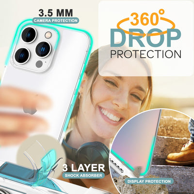 NALIA 360° Hülle für iPhone 16 Pro Max – Vorne & Hinten Schutz – 360GUARD (Full-Body Case) – Marke aus Berlin Default Title NALIA Transparente Hülle