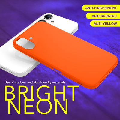 NALIA Neon Silikonhülle für iPhone 16 Plus – Soft-Touch & Signal-Neon – NEONSHOCK (Matte Schutzhülle) – Marke aus Berlin Pink NALIA Neon Hülle