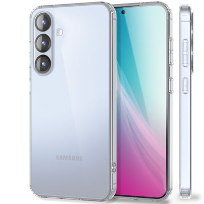 NALIA Transparente Silikonhülle für Samsung Galaxy S25 Plus – Anti-Gelb & Rutschfest – GLAZE (Handyhülle Kristallklar, Schlank & Stoßfest) – Marke aus Berlin Default Title NALIA Transparente Hülle