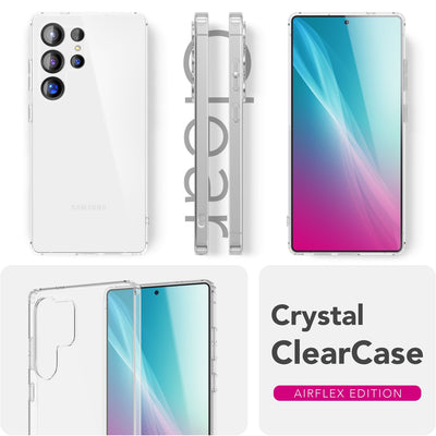 NALIA Transparente Silikonhülle für Samsung Galaxy S25 Ultra – Anti-Gelb & Rutschfest – GLAZE (Handyhülle Kristallklar, Schlank & Stoßfest) – Marke aus Berlin Default Title NALIA Transparente Hülle