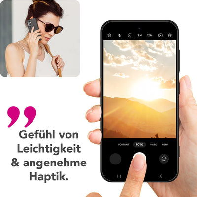 NALIA Ultra Slim Hardcase für Samsung Galaxy S25 Plus – Anti-Fingerabdruck & 0.5mm Dünn – PUREFIT (Matt & Leicht) – Marke aus Berlin Tiefschwarz NALIA SlimFit Hülle