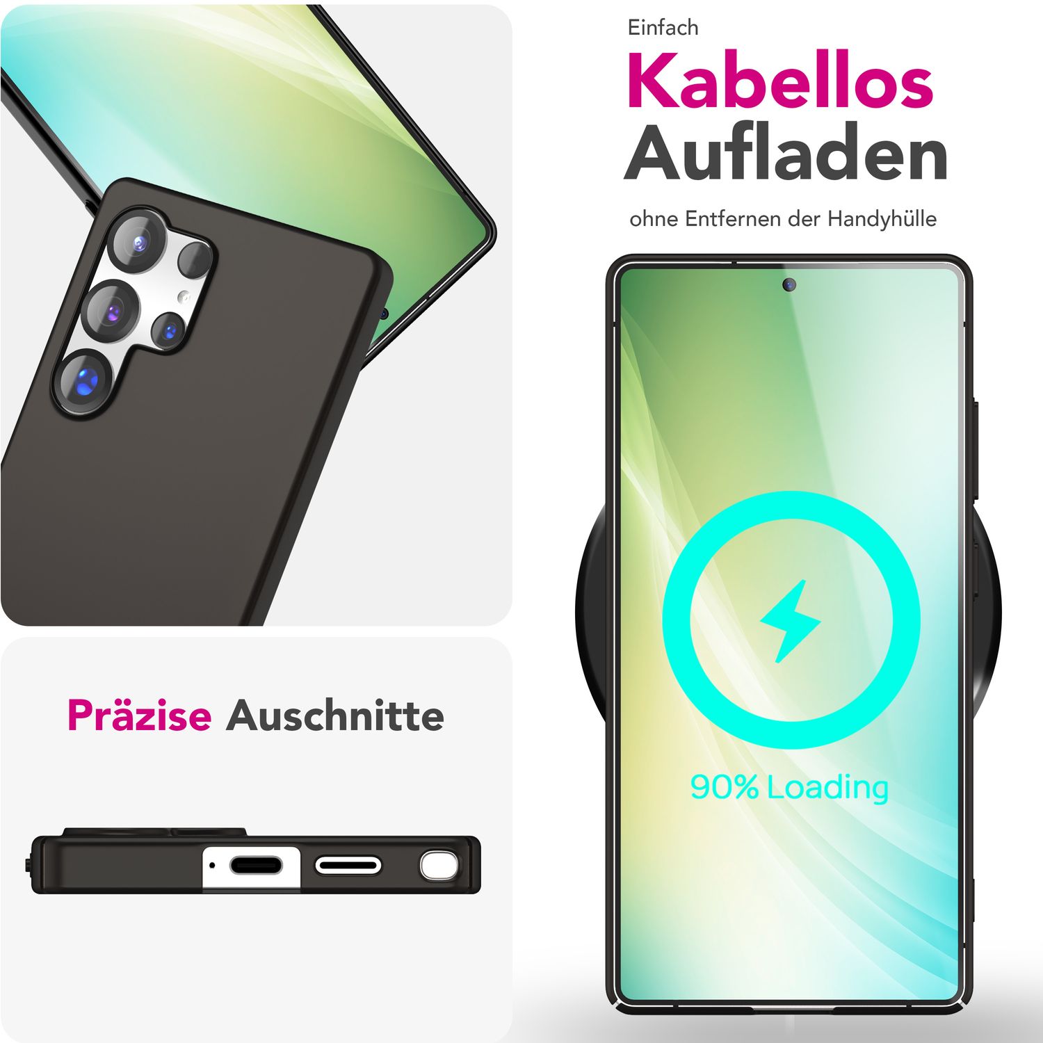 NALIA PureFit für Samsung Galaxy S25 Ultra Hülle, Extra Slim 0,5mm Hardcover, Leichte Dünne Elegante Schutzhülle, Mattierte Fingerabdruck-Resistente Handyhülle