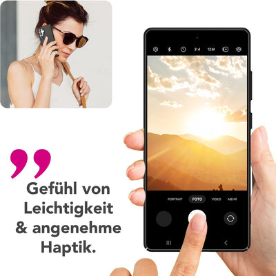 NALIA Ultra Slim Hardcase für Samsung Galaxy S25 Ultra – Anti-Fingerabdruck & 0.5mm Dünn – PUREFIT (Matt & Leicht) – Marke aus Berlin Tiefschwarz NALIA SlimFit Hülle