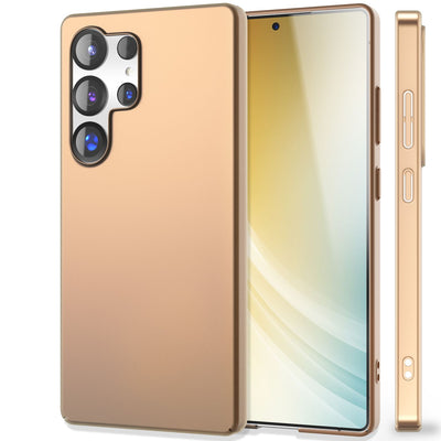 NALIA Ultra Slim Hardcase für Samsung Galaxy S25 Ultra – Anti-Fingerabdruck & 0.5mm Dünn – PUREFIT (Matt & Leicht) – Marke aus Berlin Champagner Gold NALIA SlimFit Hülle