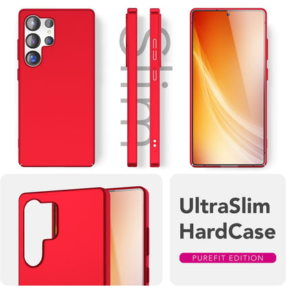 NALIA PureFit für Samsung Galaxy S25 Ultra Hülle, Extra Slim 0,5mm Hardcover, Leichte Dünne Elegante Schutzhülle, Mattierte Fingerabdruck-Resistente Handyhülle