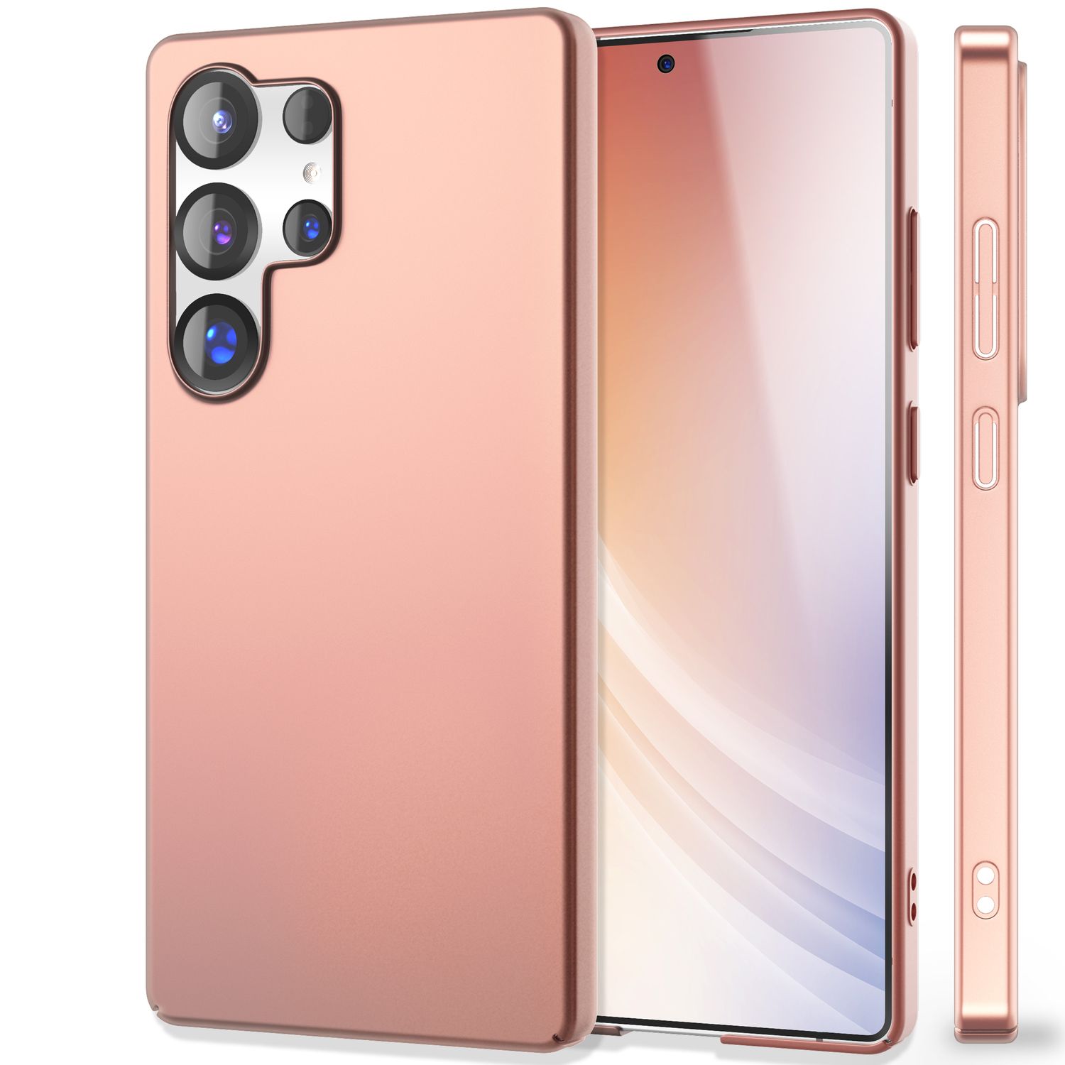 NALIA PureFit für Samsung Galaxy S25 Ultra Hülle, Extra Slim 0,5mm Hardcover, Leichte Dünne Elegante Schutzhülle, Mattierte Fingerabdruck-Resistente Handyhülle