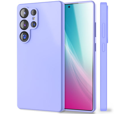 NALIA Silikonhülle für Samsung Galaxy S25 Ultra – Kameraschutz & Innenfutter – PHOENIX (Soft-Touch Case) – Marke aus Berlin Lavendel NALIA Protective Hülle