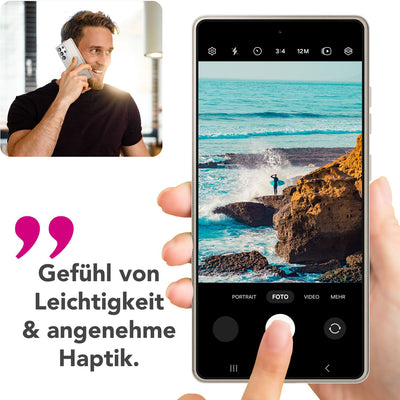 NALIA Magnet Hardcase für Samsung Galaxy S25 Ultra – Faltbarer Kamera-Stand – OVERLAND (Schutzhülle Matt & MagSafe Kompatibel) – Marke aus Berlin Titan Grau NALIA Protective Hülle
