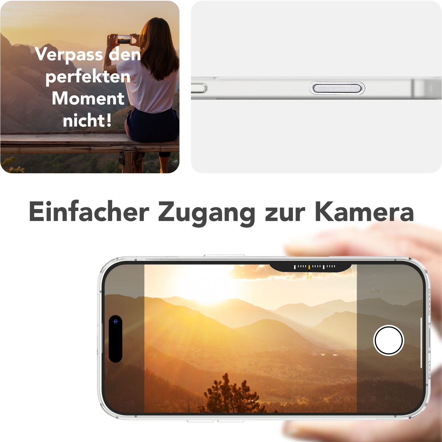 NALIA Thinix für iPhone 16 Pro Max Hülle [für MagSafe], Glow in the Dark Magnetring, Leuchtend, Ultraleicht 0,3mm Dünn, Halbtransparent Milchig, Mattes Frosted Design, Rutschfest Default Title NALIA SlimFit Hülle