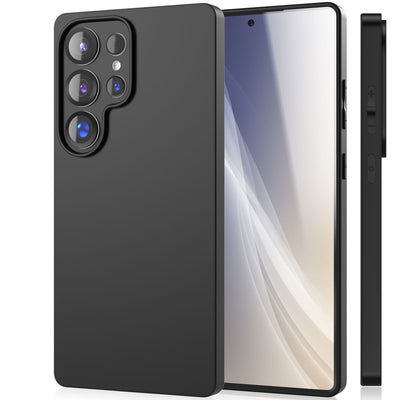 NALIA Matte Silikonhülle für Samsung Galaxy S25 Ultra – Slim, Schwarz & Rutschfest – STRIDER (Soft Case, Kameraschutz & Stoßfest) – Marke aus Berlin Default Title NALIA Protective Hülle