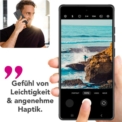 NALIA Matte Silikonhülle für Samsung Galaxy S25 Edge – Slim, Schwarz & Rutschfest – STRIDER (Soft Case, Kameraschutz & Stoßfest) – Marke aus Berlin Default Title NALIA SlimFit Hülle