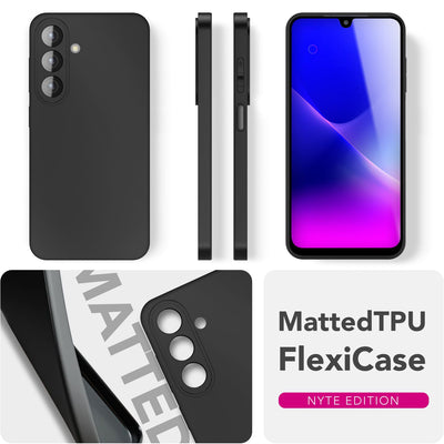 NALIA Matte Silikonhülle für Samsung Galaxy A26 – Slim, Schwarz & Rutschfest – STRIDER (Soft Case, Kameraschutz & Stoßfest) – Marke aus Berlin Default Title NALIA SlimFit Hülle