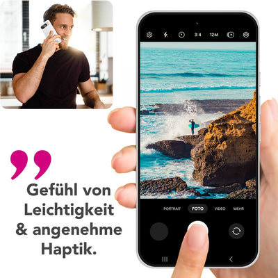 NALIA Ultra Slim Hardcase für Google Pixel 9 – Matt & 0.3mm Dünn – PHANTOM (Dünnes Cover & Kamera-Vollschutz) – Marke aus Berlin Weiß Transparent NALIA SlimFit Hülle