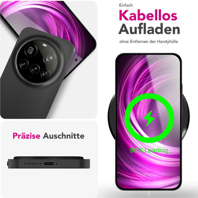 NALIA Ultra Slim Hardcase für Xiaomi 15 Ultra – Matt & 0.3mm Dünn – PHANTOM (Dünnes Cover & Kamera-Vollschutz) – Marke aus Berlin Schwarz Opak NALIA SlimFit Hülle