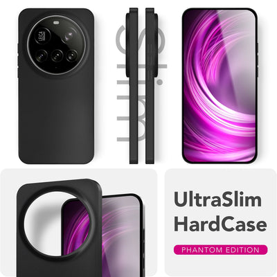 NALIA Ultra Slim Hardcase für Xiaomi 15 Ultra – Matt & 0.3mm Dünn – PHANTOM (Dünnes Cover & Kamera-Vollschutz) – Marke aus Berlin Schwarz Opak NALIA SlimFit Hülle