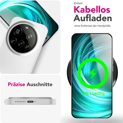 NALIA Ultra Slim Hardcase für Xiaomi 15 Ultra – Matt & 0.3mm Dünn – PHANTOM (Dünnes Cover & Kamera-Vollschutz) – Marke aus Berlin Weiß Transparent NALIA SlimFit Hülle