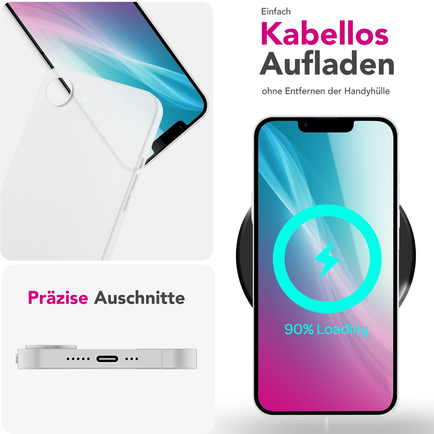 NALIA Phantom Hülle für iPhone 16e, Extrem Dünn, 0,3mm Hardcover, Mattes Design, Soft-Touch & Rutschfest, Minimalistisch & Elegant, Anti-Fingerprint Handyhülle