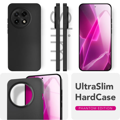 NALIA Phantom Hülle für OnePlus 13 – Ultradünnes 0,3mm Handycase, Matt Beschichtet, Anti-Fingerprint Cover, Extrem Leichtes Hardcase, Schutzhülle im Minimal-Style Schwarz Opak NALIA SlimFit Hülle