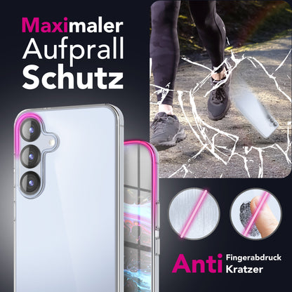 NALIA Hülle AirFlex für Samsung Galaxy S25 FE (Kristallklare Silikonhülle) - Transparentes TPU Case, Anti-Gelb Effekt, Schlank & Leicht, Kratzfest & Griffig, Crystal Clear Cover
