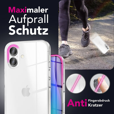 NALIA Transparente Silikonhülle für iPhone 17 – Anti-Gelb & Rutschfest – GLAZE (Handyhülle Kristallklar, Schlank & Stoßfest) – Marke aus Berlin Default Title NALIA Transparente Hülle