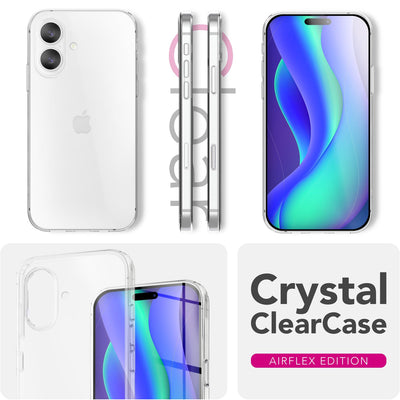NALIA Transparente Silikonhülle für iPhone 17 – Anti-Gelb & Rutschfest – GLAZE (Handyhülle Kristallklar, Schlank & Stoßfest) – Marke aus Berlin Default Title NALIA Transparente Hülle