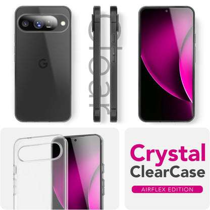 NALIA Hülle AirFlex für Google Pixel 10 (Kristallklare Silikonhülle) - Schlankes TPU Case Transparent, Anti-Gelb Effekt, Flexibel & Kratzfest, Handy Cover, Schutzhülle Durchsichtig Default Title NALIA Transparente Hülle