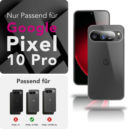 NALIA Hülle AirFlex für Google Pixel 10 Pro (Kristallklare Silikonhülle) - Transparentes TPU Cover, Dünn & Flexibel, Anti-Gelb Beschichtung, Handy Schutzhülle Durchsichtig Default Title NALIA Transparente Hülle