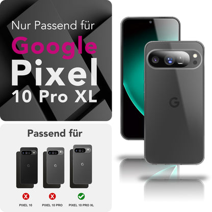 NALIA Transparente Silikonhülle Google Pixel 10 Pro XL Case Anti-Gelb stoßfest Default Title NALIA Transparente Hülle
