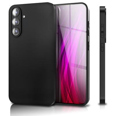 NALIA Matte Silikonhülle für Samsung Galaxy S25 FE – Slim, Schwarz & Rutschfest – STRIDER (Soft Case, Kameraschutz & Stoßfest) – Marke aus Berlin Default Title NALIA SlimFit Hülle