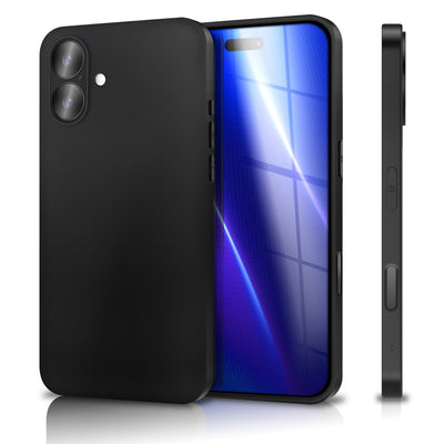 NALIA Matte Silikonhülle für iPhone 17 – Slim, Schwarz & Rutschfest – STRIDER (Soft Case, Kameraschutz & Stoßfest) – Marke aus Berlin Default Title NALIA SlimFit Hüllen