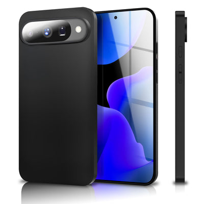NALIA Matte Silikonhülle für Google Pixel 10 – Slim, Schwarz & Rutschfest – STRIDER (Soft Case, Kameraschutz & Stoßfest) – Marke aus Berlin Default Title NALIA SlimFit Hülle