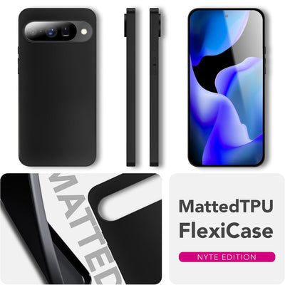 NALIA Matte Silikonhülle für Google Pixel 10 – Slim, Schwarz & Rutschfest – STRIDER (Soft Case, Kameraschutz & Stoßfest) – Marke aus Berlin Default Title NALIA SlimFit Hülle