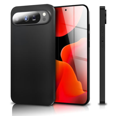 NALIA Matte Silikonhülle für Google Pixel 10 Pro – Slim, Schwarz & Rutschfest – STRIDER (Soft Case, Kameraschutz & Stoßfest) – Marke aus Berlin Default Title NALIA SlimFit Hülle