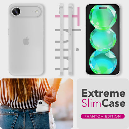NALIA Hülle Phantom für Apple iPhone 17 Air (Extrem Dünn) - Ultraflaches 0,3mm Hardcase, Mattiert & Anti-Fingerprint, Slim Design Cover, Federleichte Schutzhülle