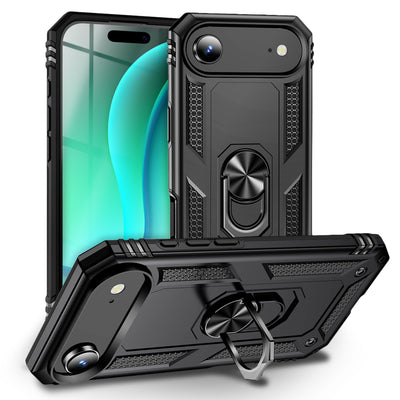 NALIA Panzerhülle für iPhone 17 Air – Ring-Ständer 360° & Magnet-Halterung Kompatibel – RINGDEFEND (Stoßfestes Outdoor Case) – Marke aus Berlin Default Title NALIA Outdoor Hülle